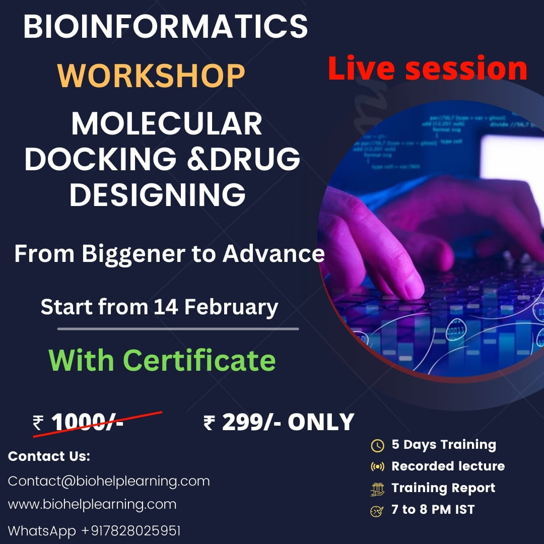 Bioinformatics Workshop Module 14 February 2023 - Bio Help Learning